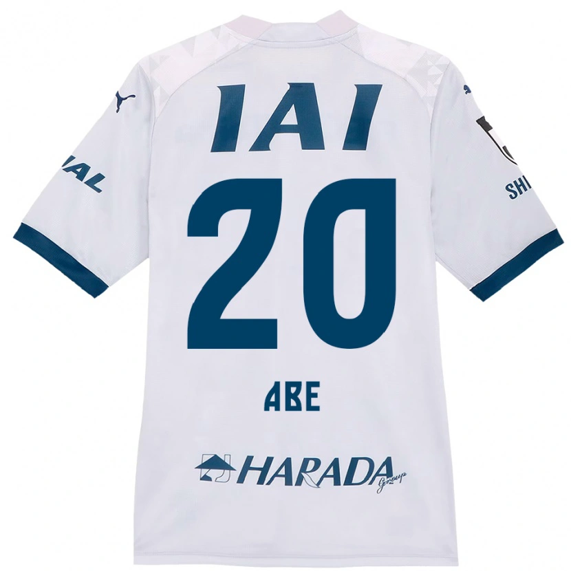 Danxen Criança Camisola Ryoya Abe #20 Branco Azul Royal Alternativa 2025/26 Camisa Brasil