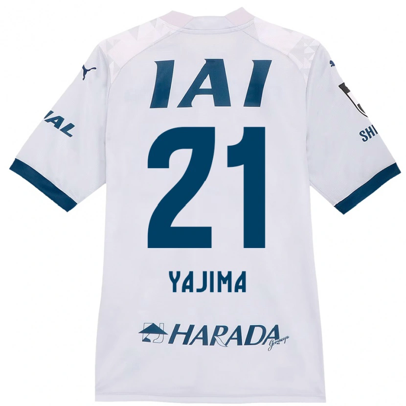 Danxen Criança Camisola Shinya Yajima #21 Branco Azul Royal Alternativa 2025/26 Camisa Brasil