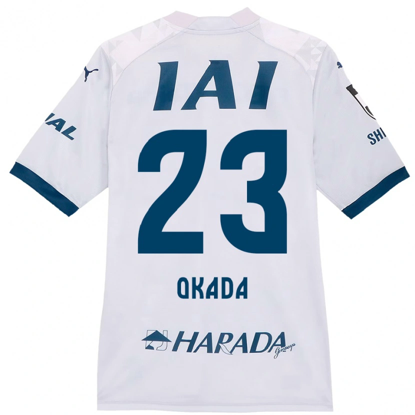 Danxen Criança Camisola Shu Okada #23 Branco Azul Royal Alternativa 2025/26 Camisa Brasil