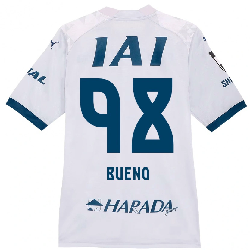 Danxen Criança Camisola Matheus Bueno #98 Branco Azul Royal Alternativa 2025/26 Camisa Brasil
