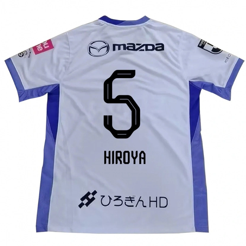 Danxen Criança Camisola Hiroya Matsumoto #5 Branco Laranja Alternativa 2025/26 Camisa Brasil