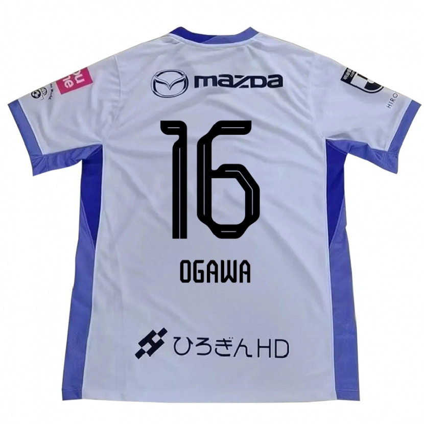 Danxen Criança Camisola Hikaru Ogawa #16 Branco Laranja Alternativa 2025/26 Camisa Brasil