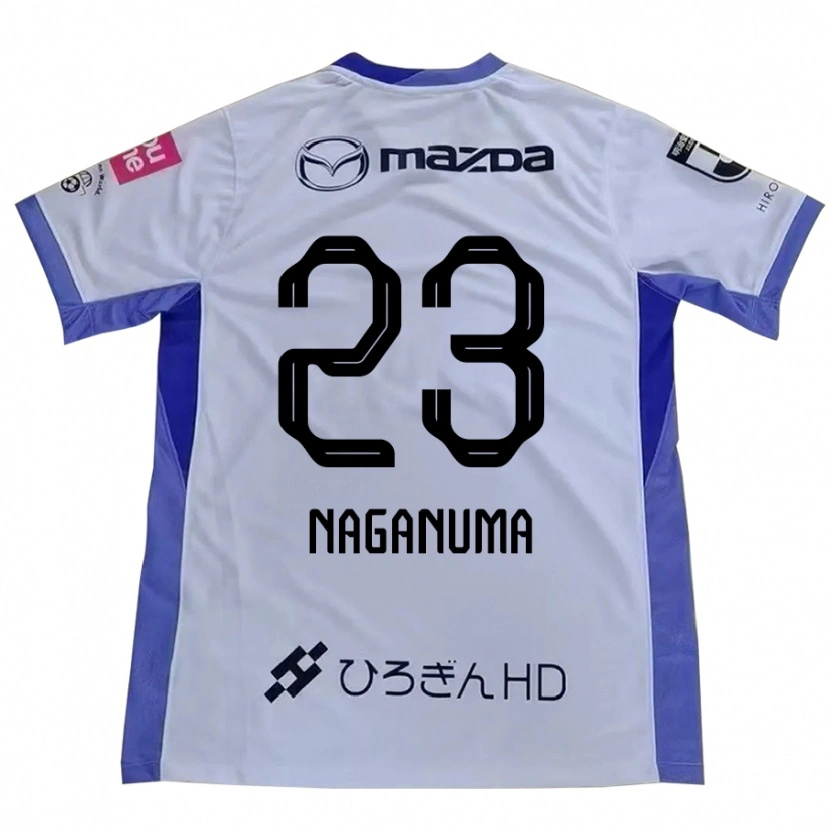 Danxen Criança Camisola Seimei Naganuma #23 Branco Laranja Alternativa 2025/26 Camisa Brasil