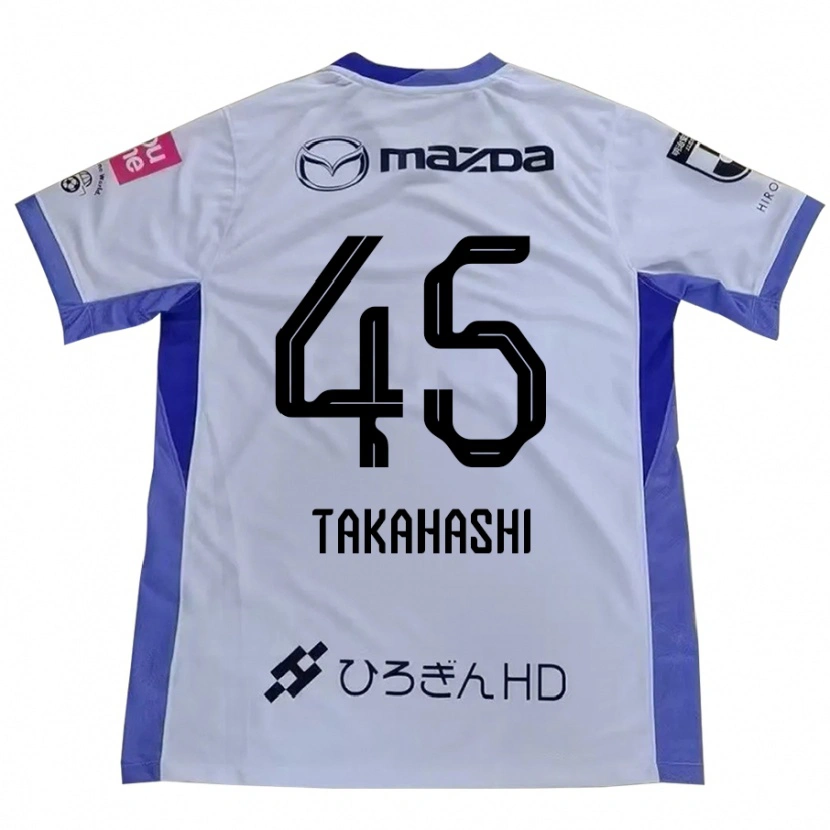 Danxen Criança Camisola Narumi Takahashi #45 Branco Laranja Alternativa 2025/26 Camisa Brasil