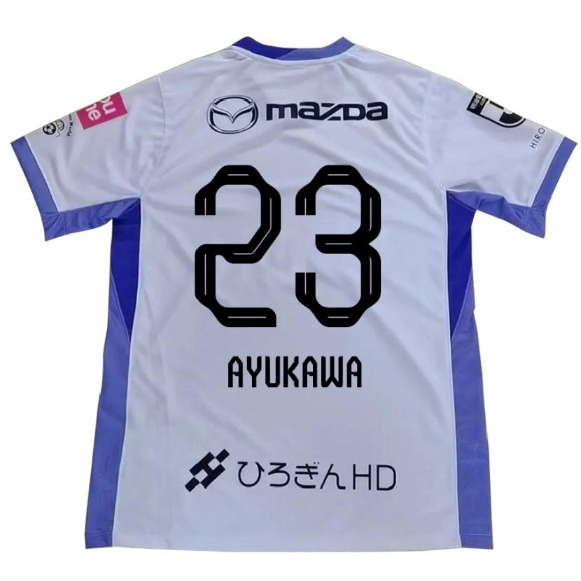 Danxen Criança Camisola Shun Ayukawa #23 Branco Laranja Alternativa 2025/26 Camisa Brasil