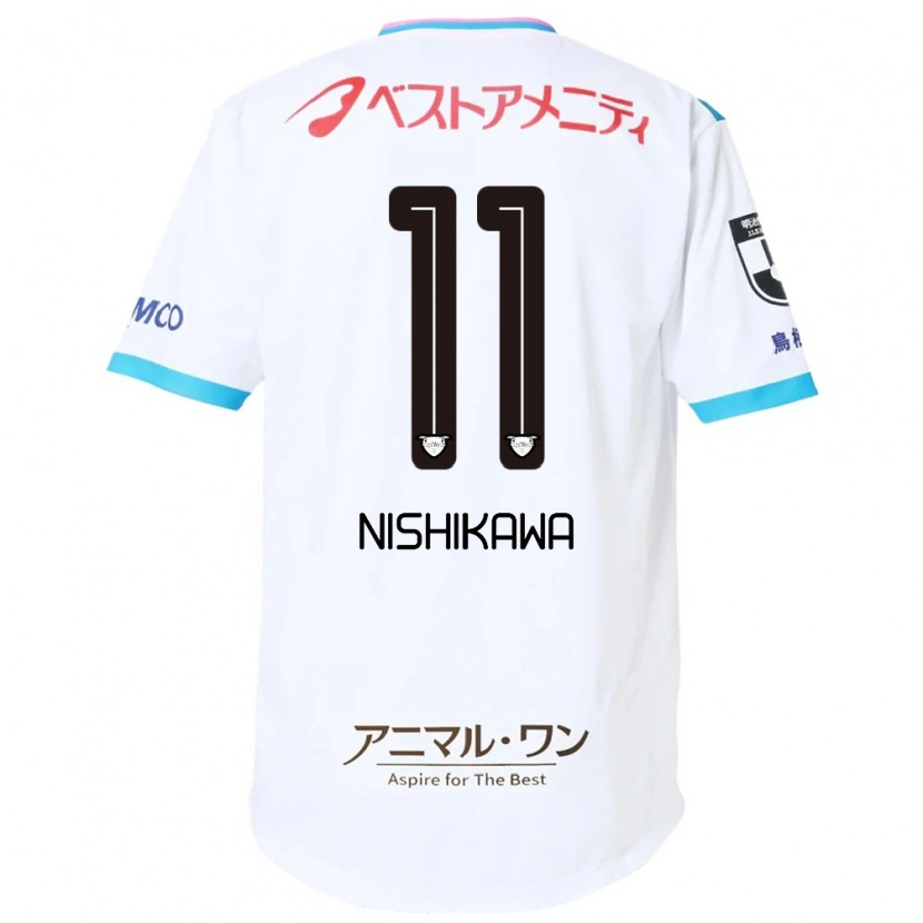 Danxen Criança Camisola Jun Nishikawa #11 Branco Rosa Alternativa 2025/26 Camisa Brasil