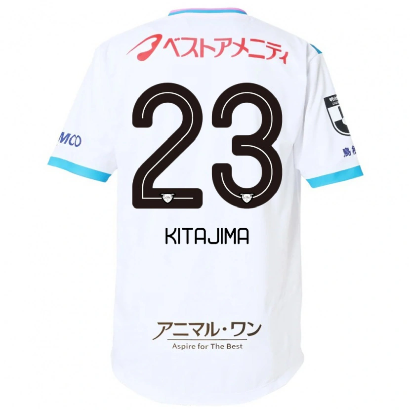 Danxen Criança Camisola Fumiya Kitajima #23 Branco Rosa Alternativa 2025/26 Camisa Brasil