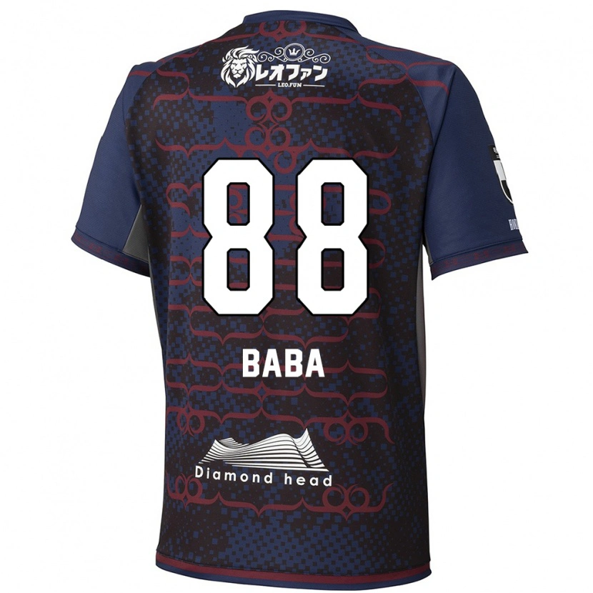 Danxen Criança Camisola Seiya Baba #88 Azul Vermelho Alternativa 2025/26 Camisa Brasil