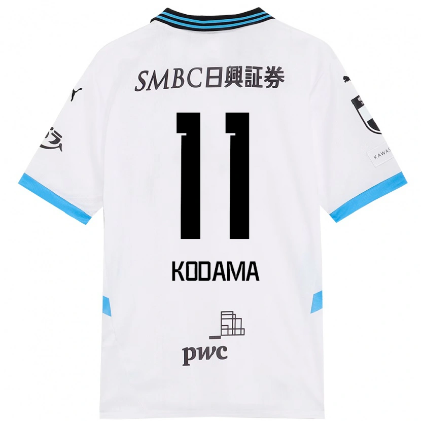 Danxen Criança Camisola Shotaro Kodama #11 Branco Azul Celeste Alternativa 2025/26 Camisa Brasil