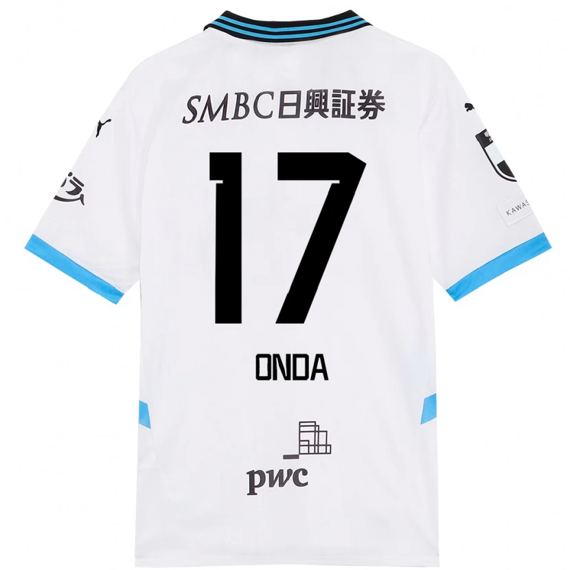 Danxen Criança Camisola Yutaro Onda #17 Branco Azul Celeste Alternativa 2025/26 Camisa Brasil