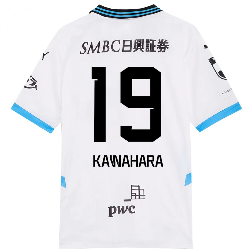 Danxen Criança Camisola So Kawahara #19 Branco Azul Celeste Alternativa 2025/26 Camisa Brasil