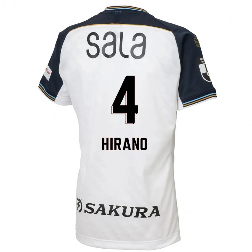 Danxen Criança Camisola Rion Hirano #4 Branco Preto Alternativa 2025/26 Camisa Brasil