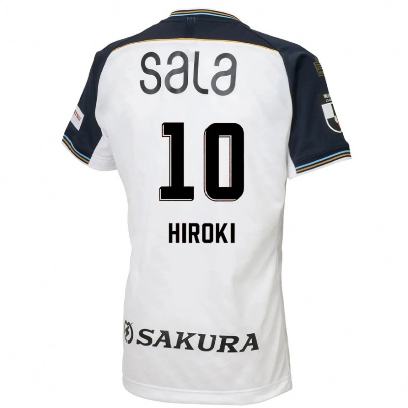 Danxen Criança Camisola Hiroki Yamada #10 Branco Preto Alternativa 2025/26 Camisa Brasil