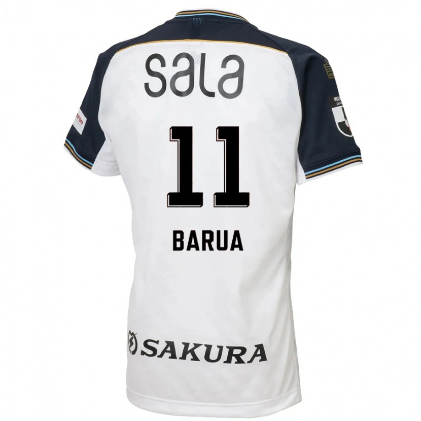 Danxen Criança Camisola Roi Barua #11 Branco Preto Alternativa 2025/26 Camisa Brasil