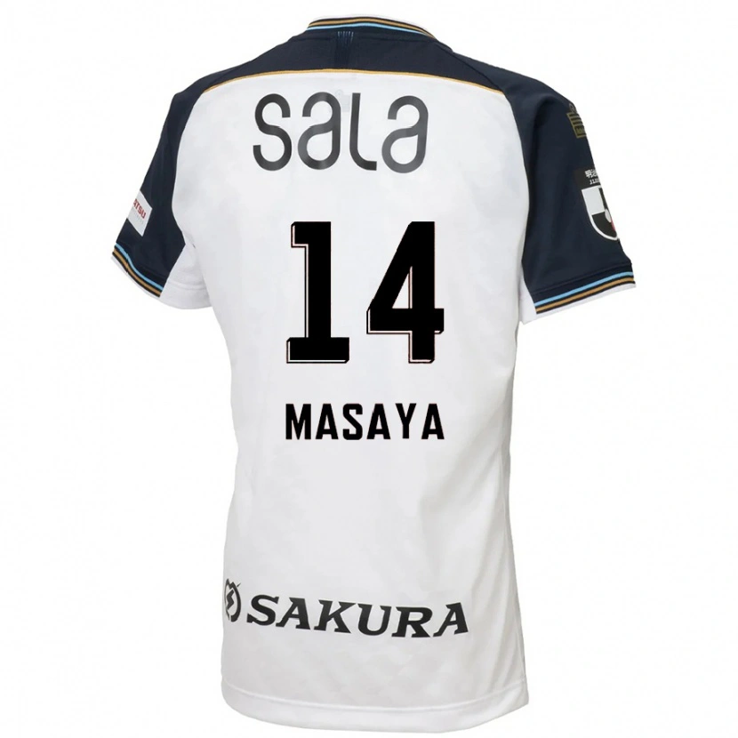 Danxen Criança Camisola Masaya Matsumoto #14 Branco Preto Alternativa 2025/26 Camisa Brasil