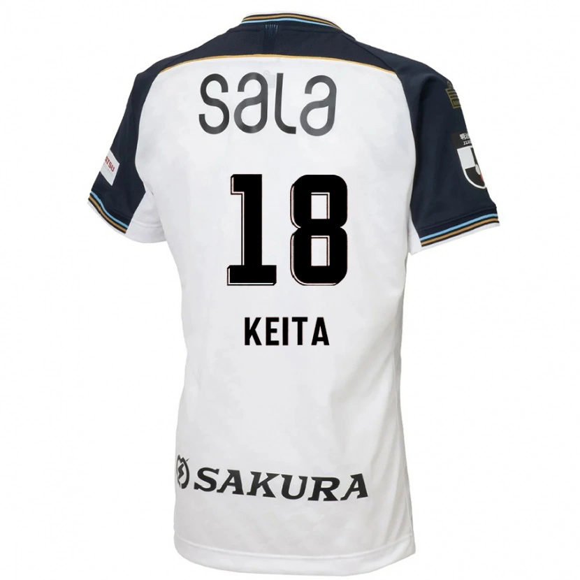 Danxen Criança Camisola Keita Takahata #18 Branco Preto Alternativa 2025/26 Camisa Brasil