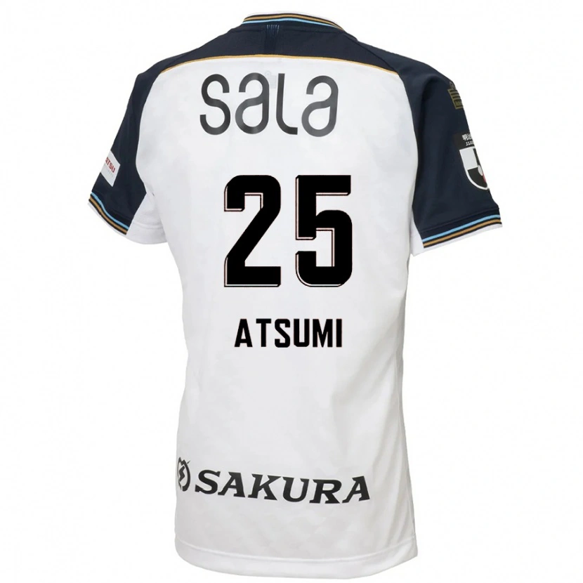 Danxen Criança Camisola Keita Atsumi #25 Branco Preto Alternativa 2025/26 Camisa Brasil