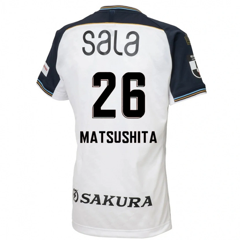 Danxen Criança Camisola Sota Matsushita #26 Branco Preto Alternativa 2025/26 Camisa Brasil