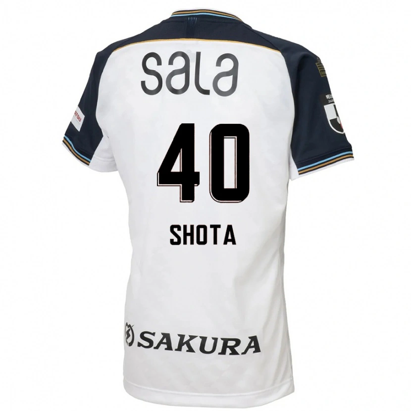 Danxen Criança Camisola Shota Kaneko #40 Branco Preto Alternativa 2025/26 Camisa Brasil