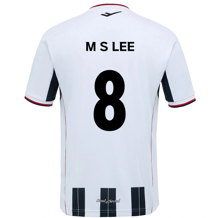 Danxen Criança Camisola Seung-Mo Lee #8 Branco Preto Alternativa 2025/26 Camisa Brasil