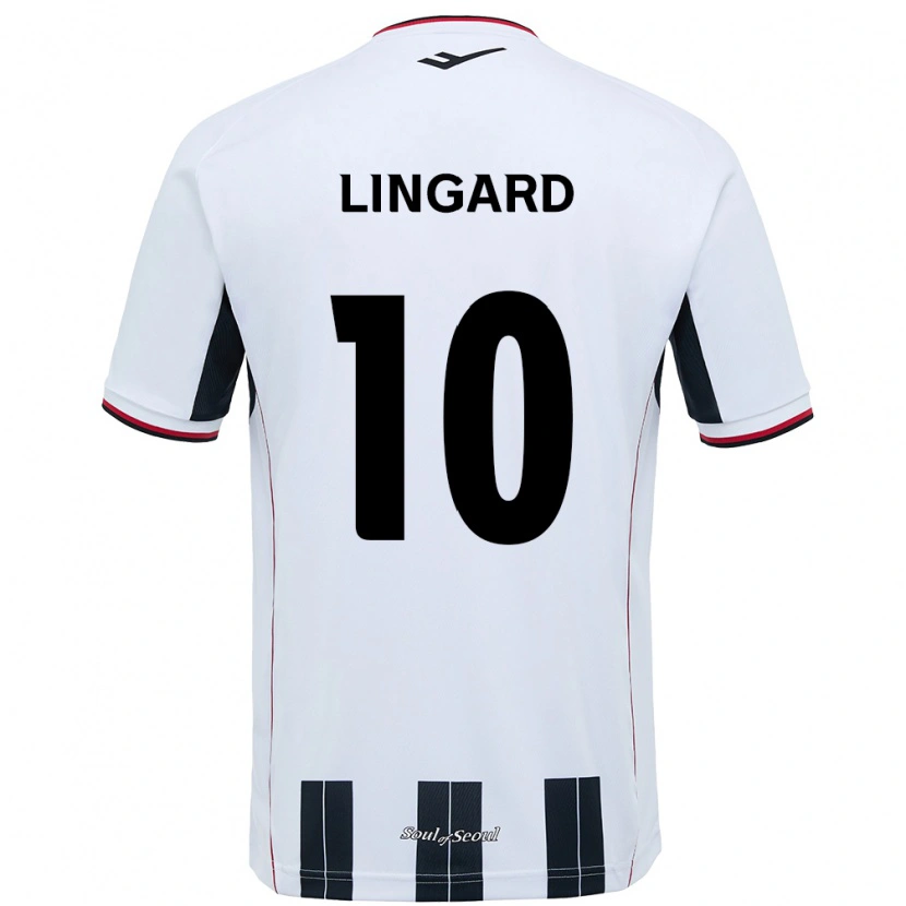 Danxen Criança Camisola Jesse Lingard #10 Branco Preto Alternativa 2025/26 Camisa Brasil