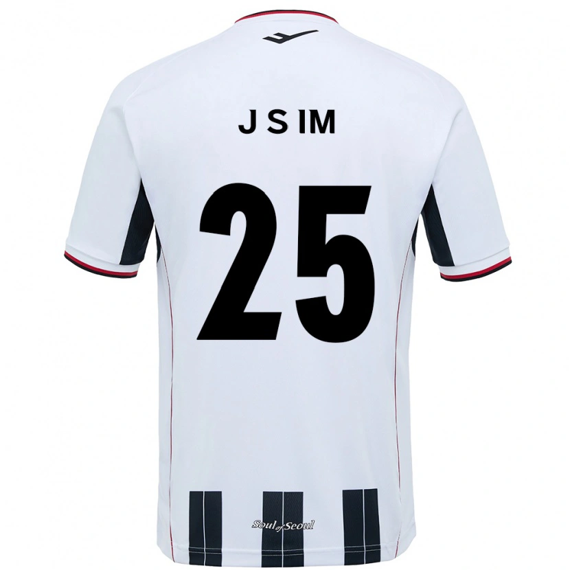 Danxen Criança Camisola Joon-Seob Im #25 Branco Preto Alternativa 2025/26 Camisa Brasil