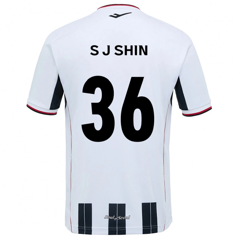 Danxen Criança Camisola Ji-Seop Shin #36 Branco Preto Alternativa 2025/26 Camisa Brasil