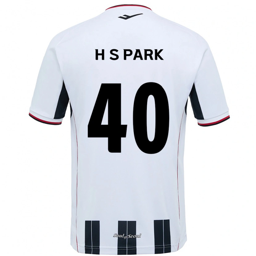 Danxen Criança Camisola Seong-Hun Park #40 Branco Preto Alternativa 2025/26 Camisa Brasil