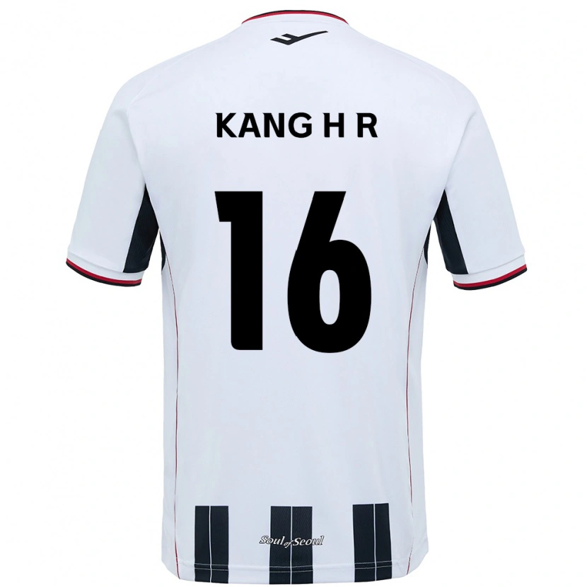 Danxen Criança Camisola Kang Hye-Rim #16 Branco Preto Alternativa 2025/26 Camisa Brasil