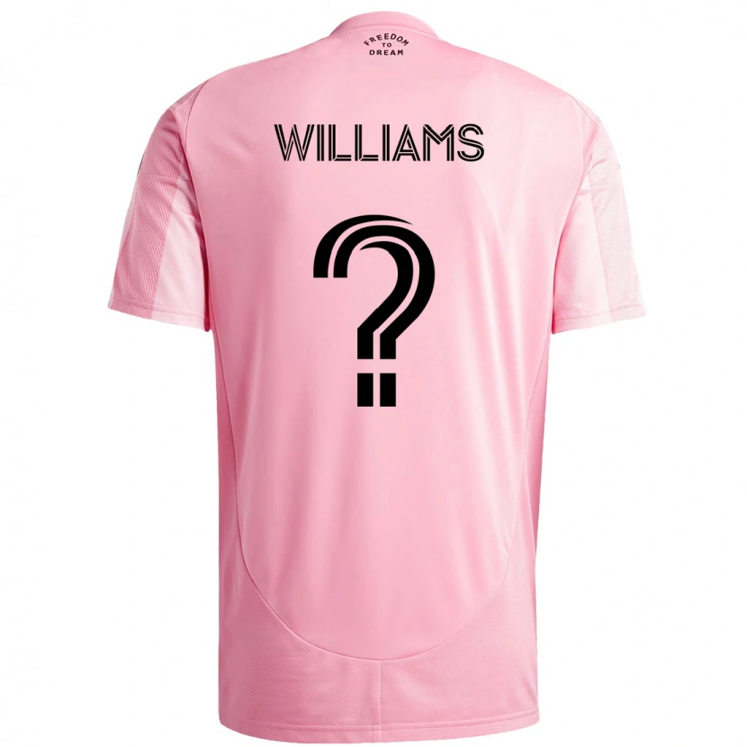 Danxen Homem Camisola Chaz Williams #0 Rosa Preto Principal 2025/26 Camisa Brasil