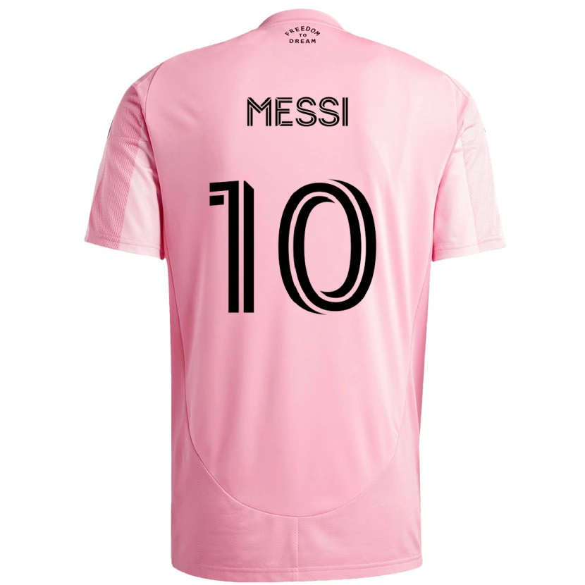 Danxen Homem Camisola Lionel Messi #10 Rosa Preto Principal 2025/26 Camisa Brasil