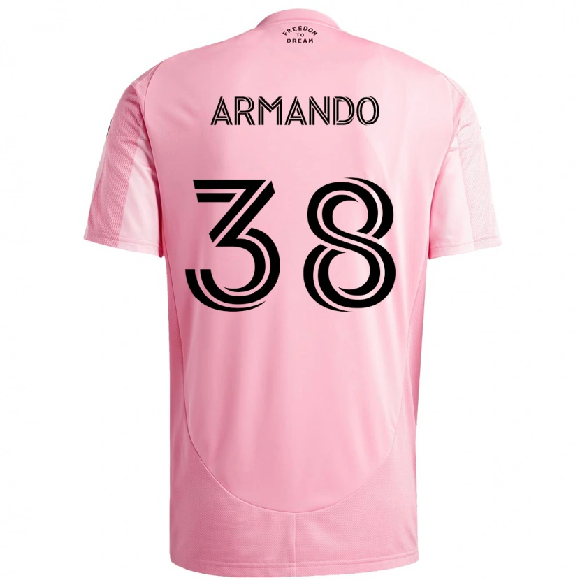 Danxen Homem Camisola Máximo Armando #38 Rosa Preto Principal 2025/26 Camisa Brasil