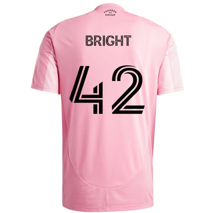 Danxen Homem Camisola Yannick Bright #42 Rosa Preto Principal 2025/26 Camisa Brasil