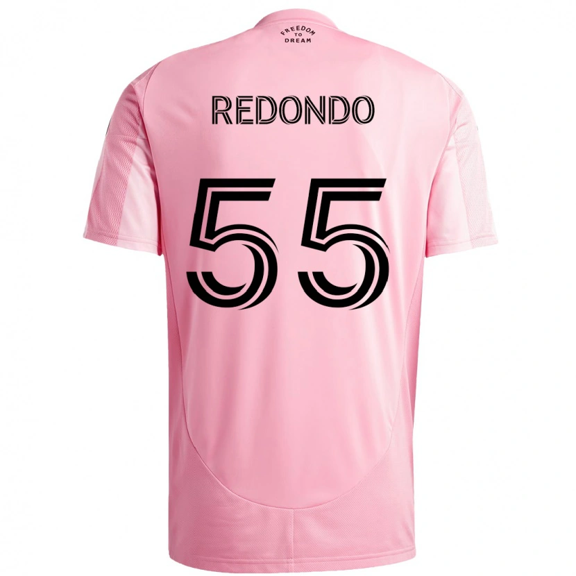 Danxen Homem Camisola Federico Redondo #55 Rosa Preto Principal 2025/26 Camisa Brasil