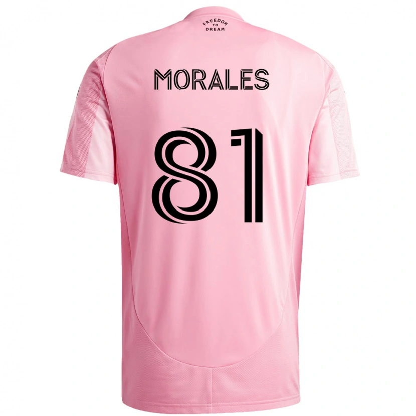 Danxen Homem Camisola Santiago Morales #81 Rosa Preto Principal 2025/26 Camisa Brasil