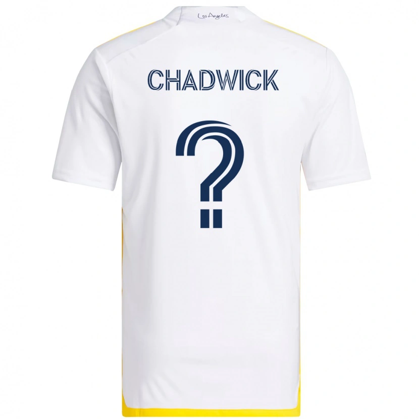 Danxen Homem Camisola Edward Chadwick #0 Branco Amarelo Principal 2025/26 Camisa Brasil