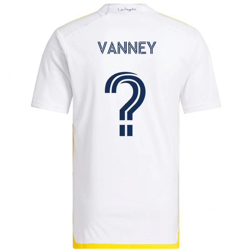 Danxen Homem Camisola Dylan Vanney #0 Branco Amarelo Principal 2025/26 Camisa Brasil