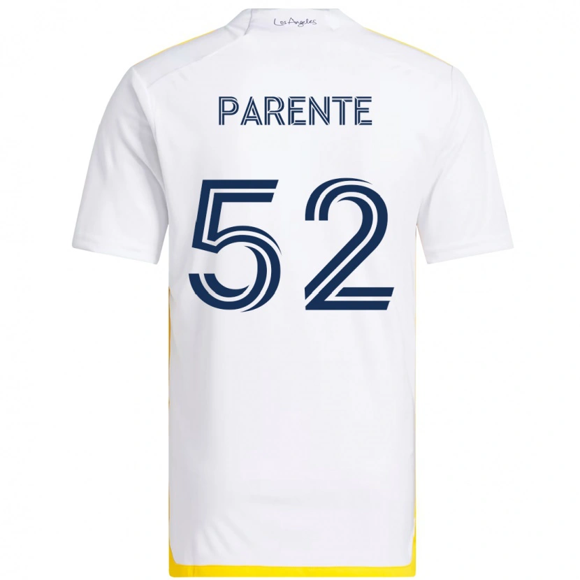Danxen Homem Camisola Isaiah Parente #52 Branco Amarelo Principal 2025/26 Camisa Brasil