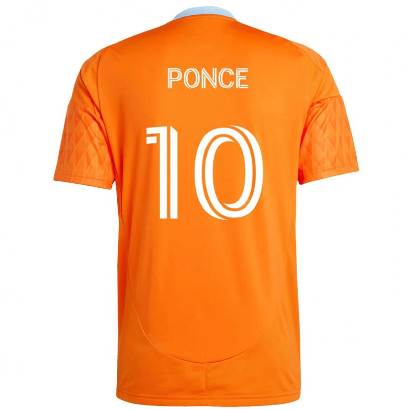 Danxen Homem Camisola Ezequiel Ponce #10 Laranja Branco Principal 2025/26 Camisa Brasil