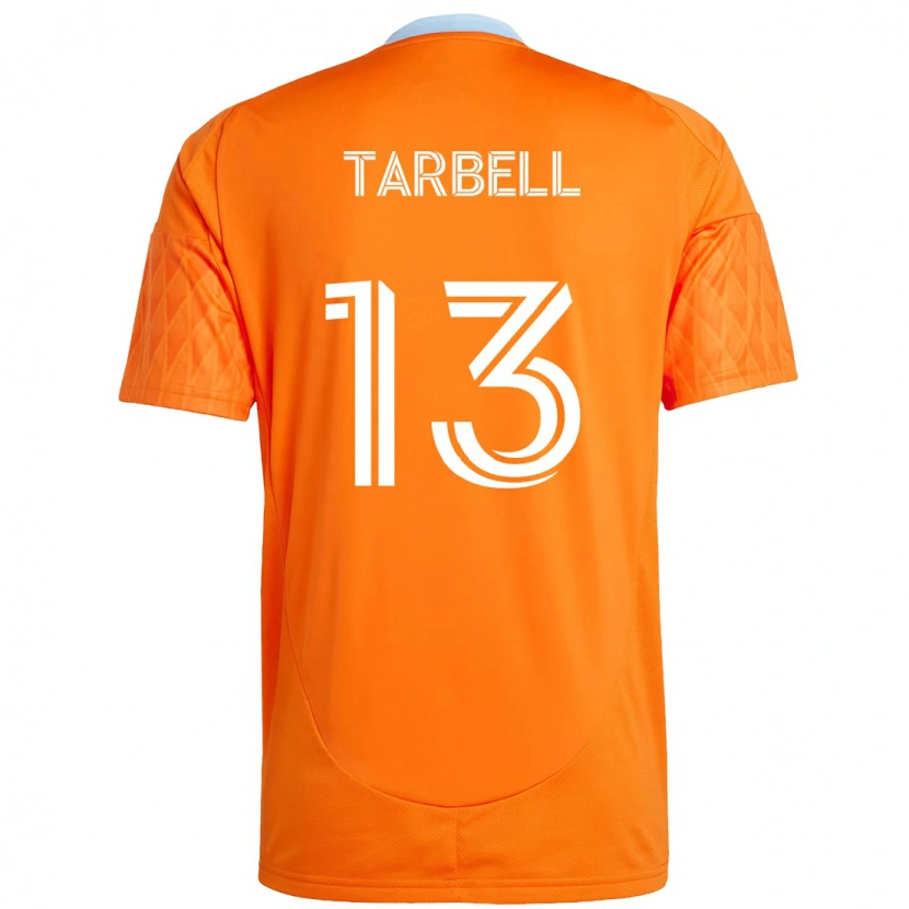 Danxen Homem Camisola Andrew Tarbell #13 Laranja Branco Principal 2025/26 Camisa Brasil