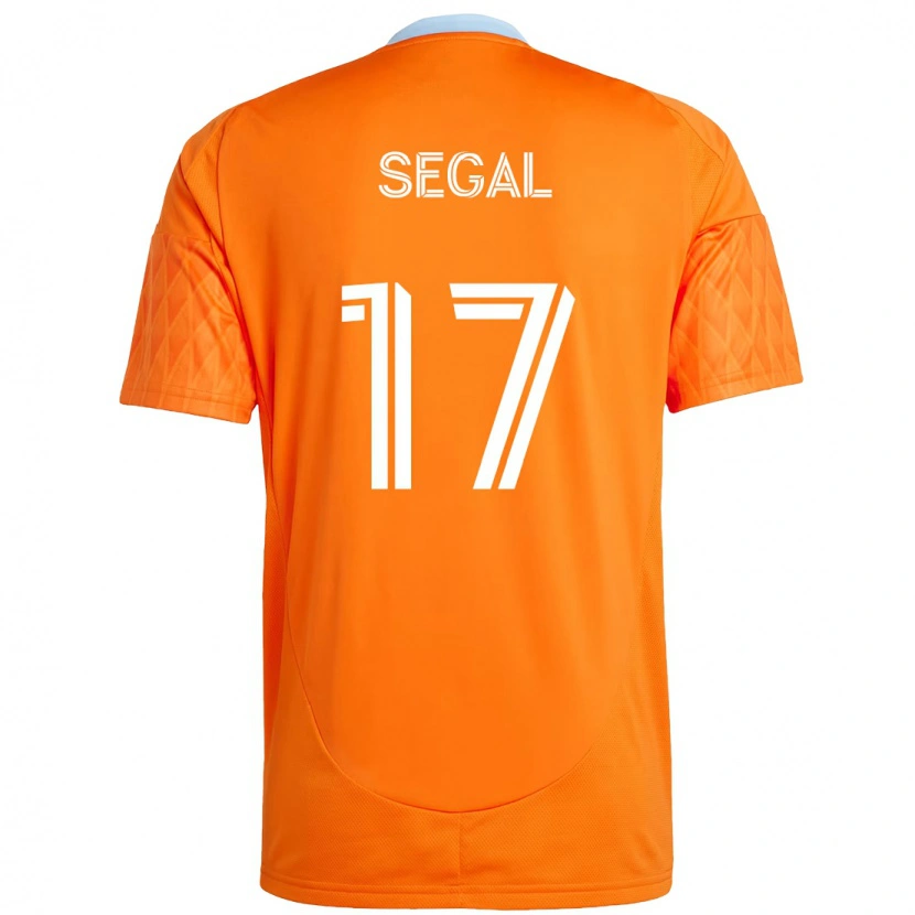 Danxen Homem Camisola Gabriel Segal #17 Laranja Branco Principal 2025/26 Camisa Brasil