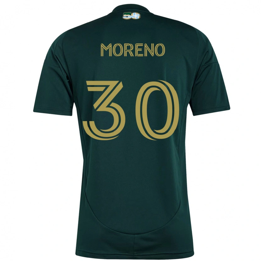 Danxen Homem Camisola Santiago Moreno #30 Preto Castanho Principal 2025/26 Camisa Brasil