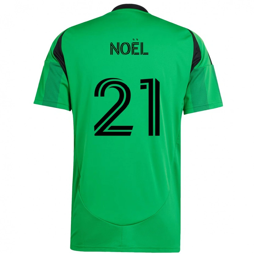 Danxen Homem Camisola Valentin Noël #21 Verde Preto Principal 2025/26 Camisa Brasil