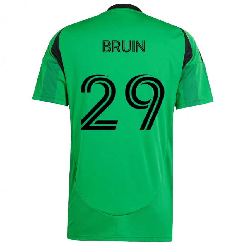 Danxen Homem Camisola Will Bruin #29 Verde Preto Principal 2025/26 Camisa Brasil