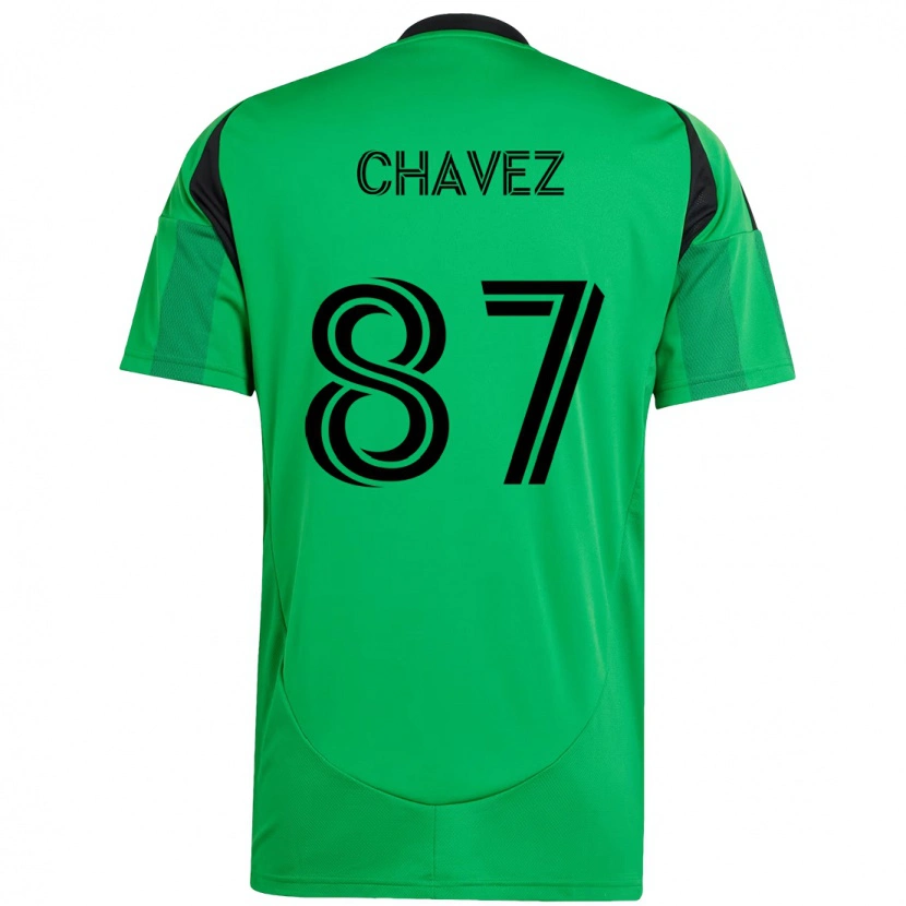 Danxen Homem Camisola Alfonso Ocampo-Chávez #87 Verde Preto Principal 2025/26 Camisa Brasil