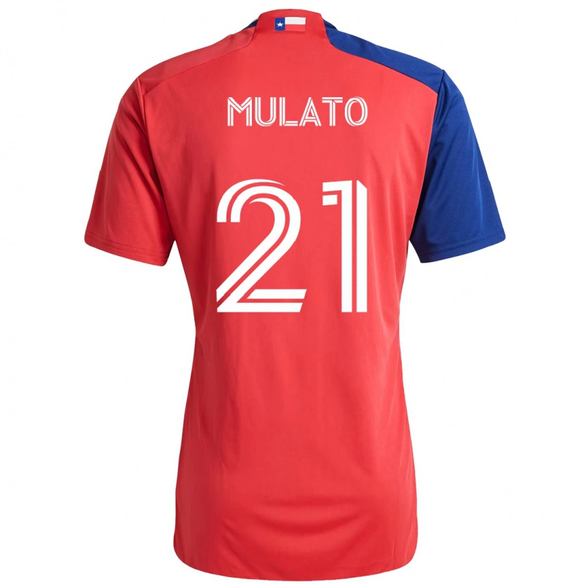 Danxen Homem Camisola José Mulato #21 Vermelho Azul Marinho Principal 2025/26 Camisa Brasil