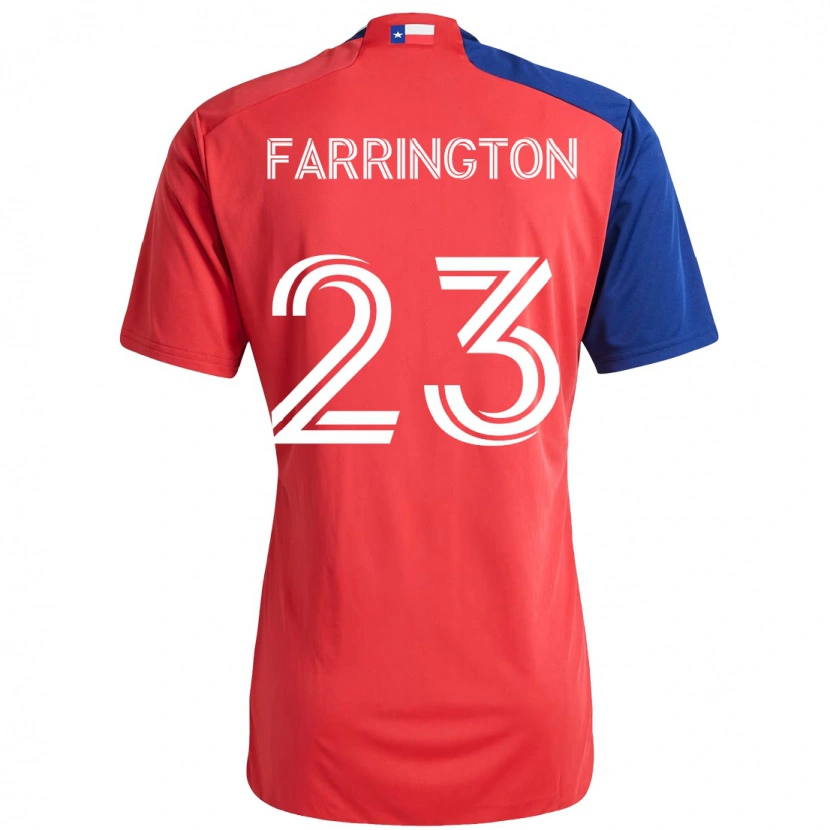 Danxen Homem Camisola Logan Farrington #23 Vermelho Azul Marinho Principal 2025/26 Camisa Brasil