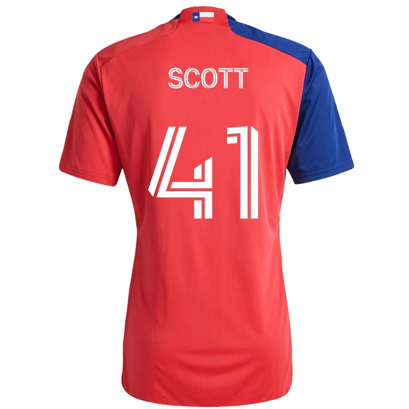 Danxen Homem Camisola Tarik Scott #41 Vermelho Azul Marinho Principal 2025/26 Camisa Brasil