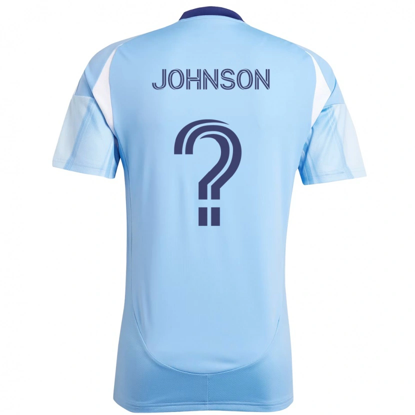 Danxen Homem Camisola Jabar Johnson #0 Azul Claro Principal 2025/26 Camisa Brasil