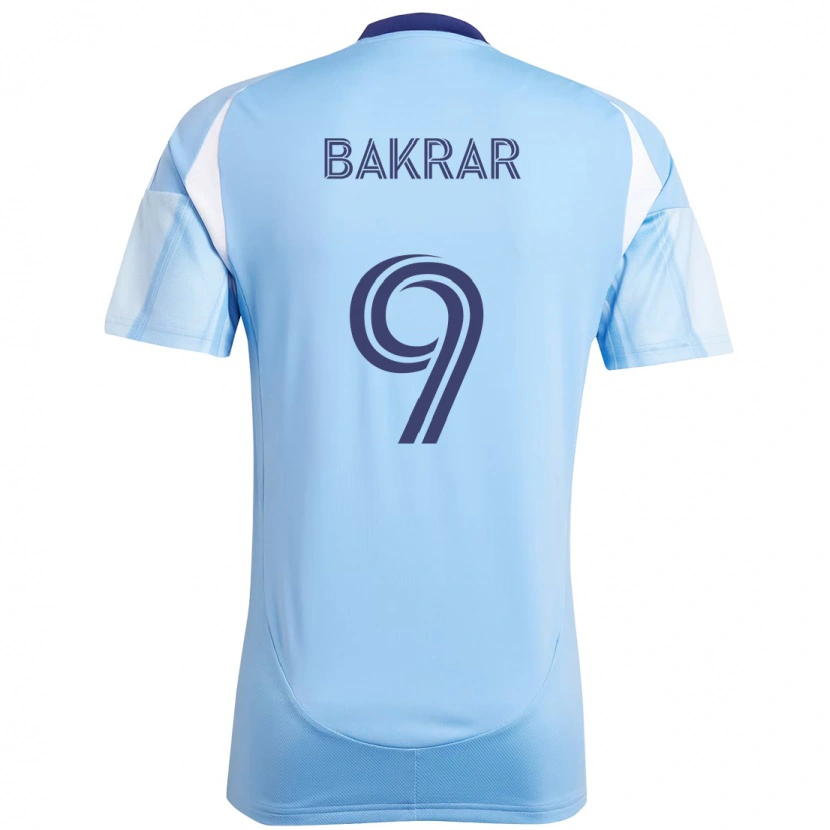 Danxen Homem Camisola Monsef Bakrar #9 Azul Claro Principal 2025/26 Camisa Brasil